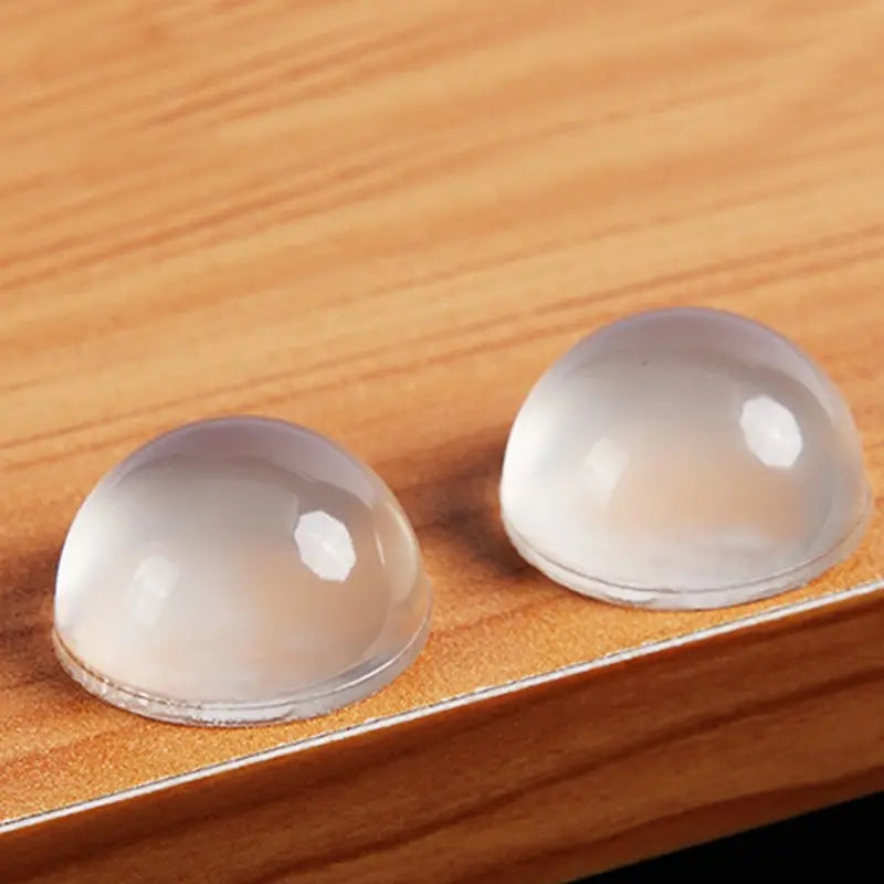 100pcs 8mmx2mm Transparent Silicone Granules Door Handle Sticker