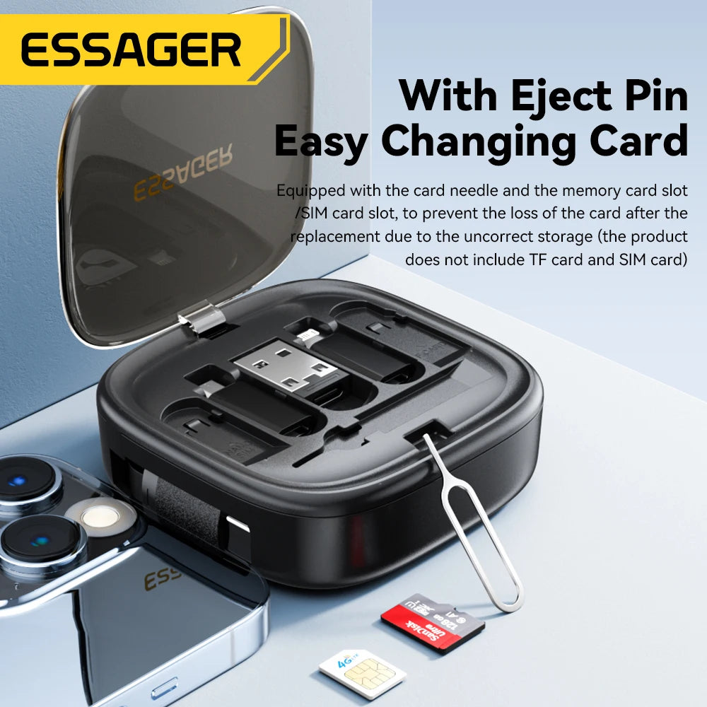 Essager USB C To Tpye C Cable PD 60W for Xiaomi Poco Fast Charging