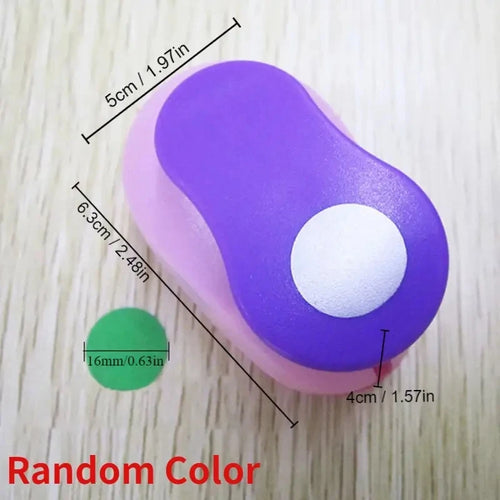8/16/25/38/50mm Random Color Circle Punch DIY Embossing Punches