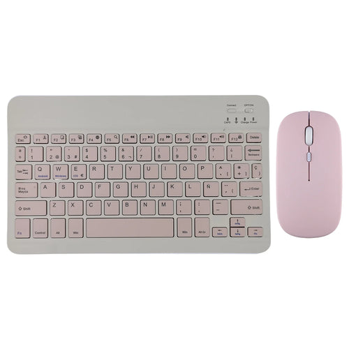 Bluetooth Wireless Keyboard Mouse Russian Spanish Korean For iPad