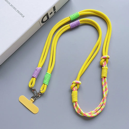 Personalized Trend Double Color Mobile Phone Universal Lanyard
