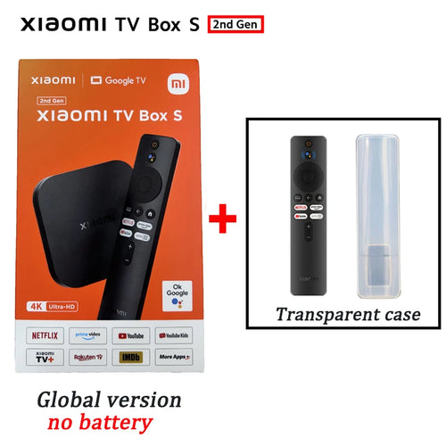 Global Version Xiaomi Mi TV Box S 2nd Gen 4K Ultra-HD Quad-core