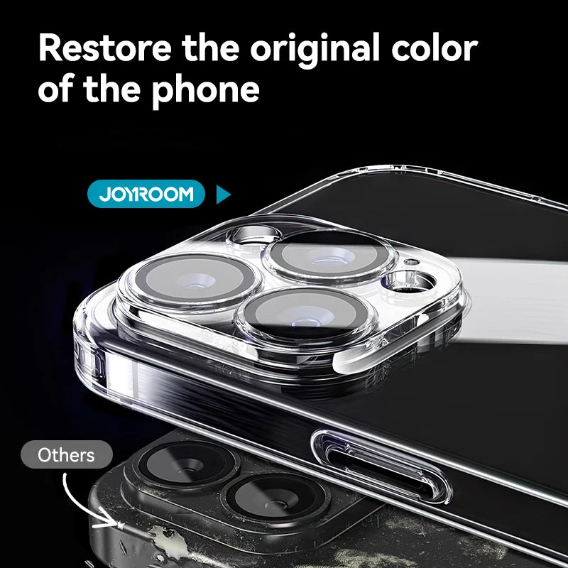 Joyroom Case For iPhone 16 15 14 13 Pro Max Anti-drop Transparent