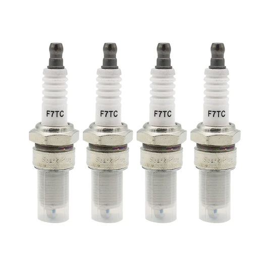 4 Pcs Spark Plugs F7TC for Gasoline Machinery 4 Stroke Engine GX120