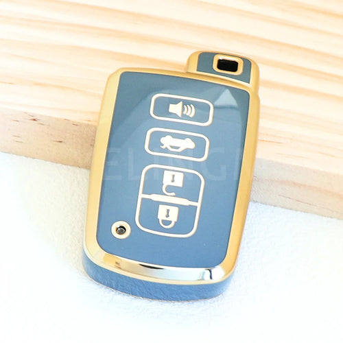 4 Buttons Car Key Case Cover For Toyota Camry Corolla RAV4 Highlander