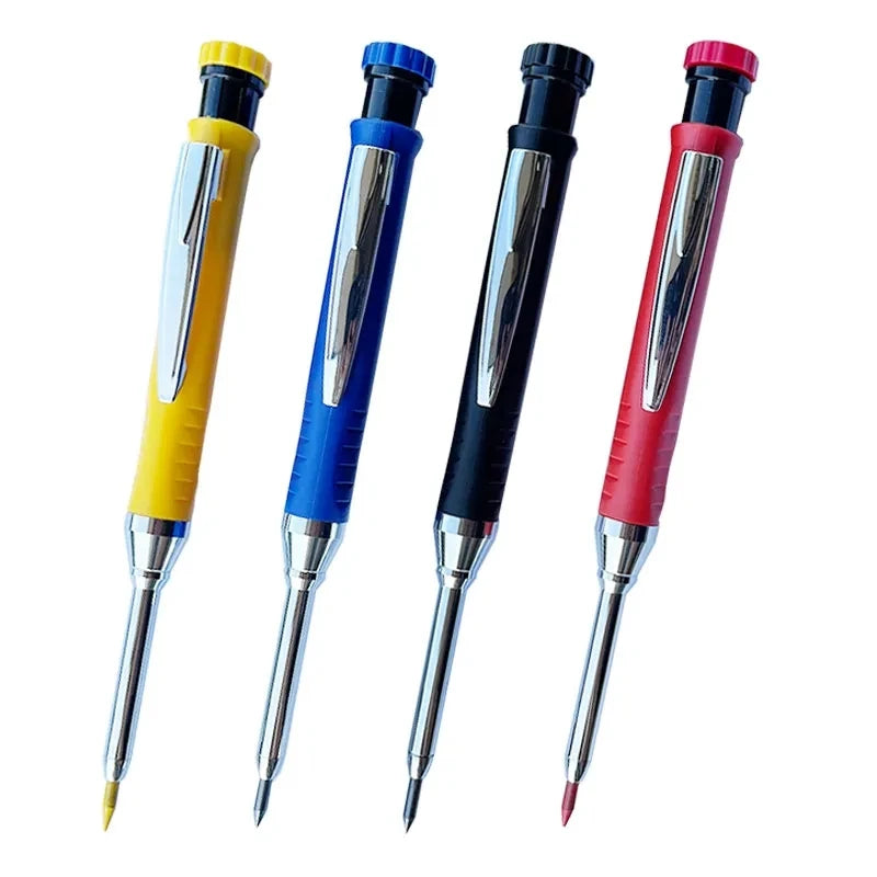 2pcs/set 2.8mm Carpenter Mechanical Pencil with Sharpener for