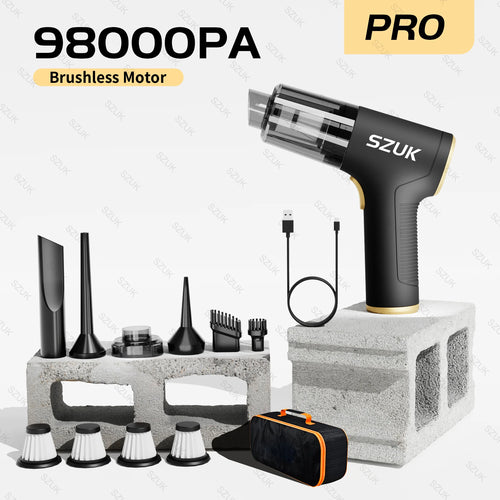 Mini Car Vacuum Cleaner Portable Wireless Handheld Cleaner for Home