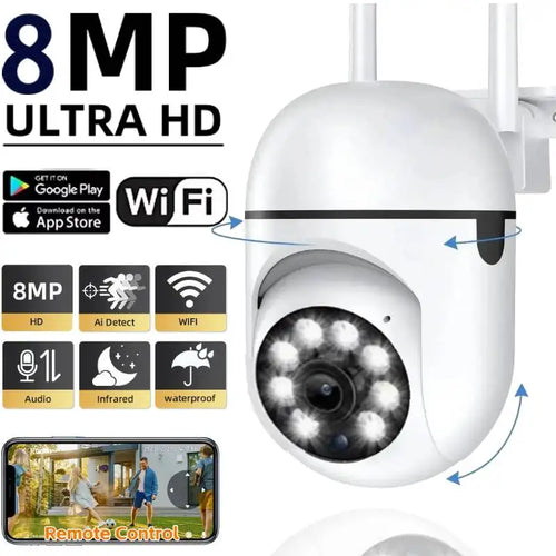 8MP Wireless Security Surveillance Camera Wifi IP Outdoor 4X Zoom