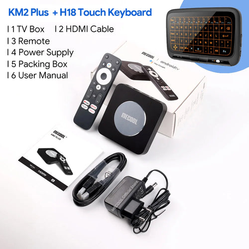 MECOOL  Android TV Box KM2 Plus 4K Amlogic S905X4 2G DDR4 Ethernet