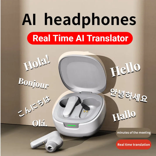Intelligent Translator Earbuds Bluetooth-Compatible 5.4 Noise