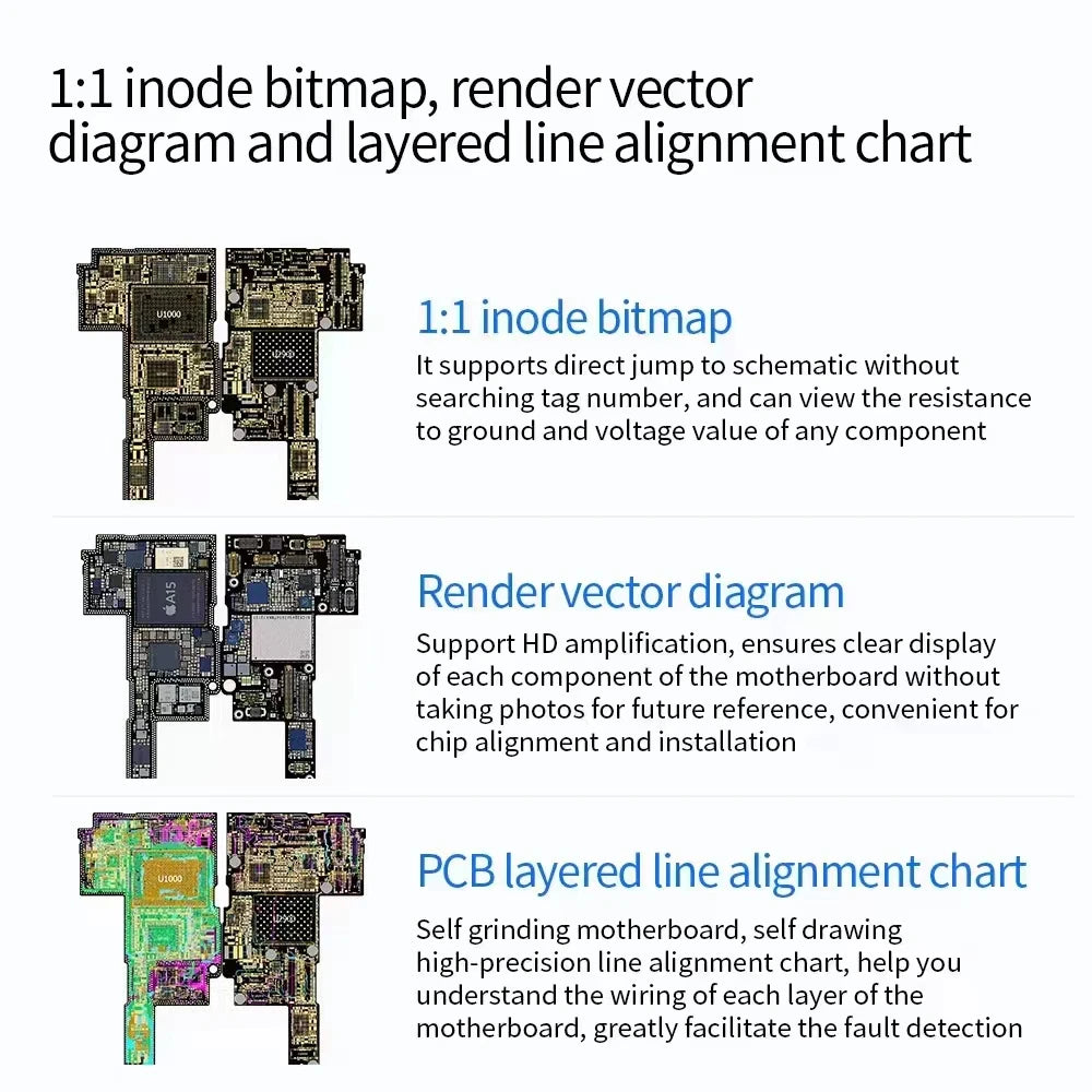 JCID JC intelligent Maintenance Drawing Schematic Diagram Bitmap for