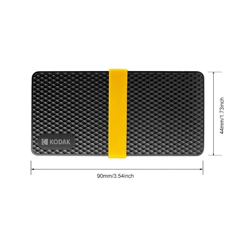 Kodak X200 Portable SSD 2TB 1TB USB 3.1 Type C External Drive Hard