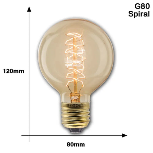 Retro Edison Bulb E27 220V 40W ST64 G80 T45 A19 Ampoule Vintage Edison