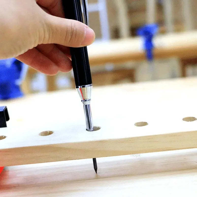 Metal Solid Carpenter Pencil Mechanical Pencil Set Built-in Pencil