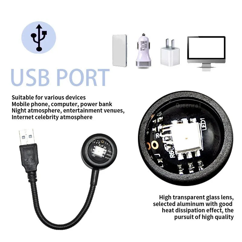 RGB Sunset Lamp Projection Led Night Light Sunset Projection Lamp For