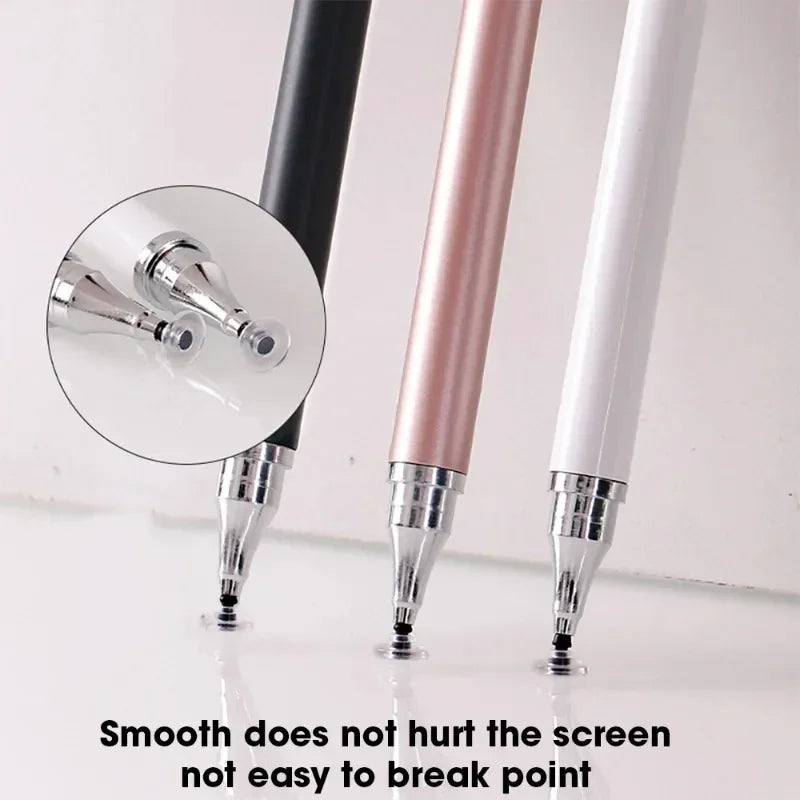 3/1Pcs Smart Tablet Phone Universal 2 In 1 Capacitive Stylus Pen