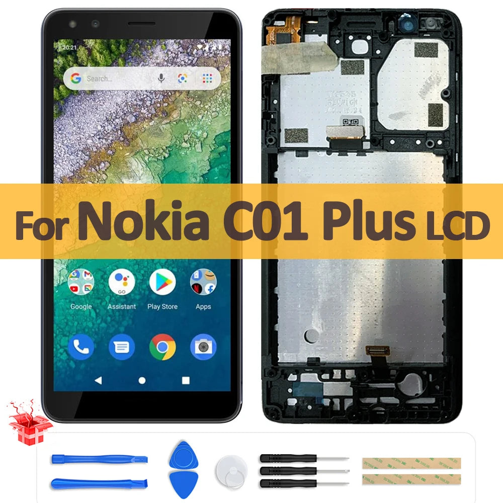 5.45" Original For Nokia C01 Plus LCD Display TA-1383 TA-1387 TA-1391