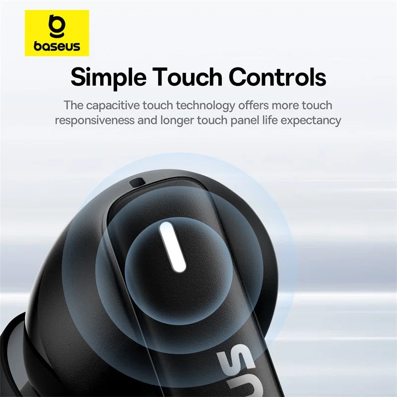 Baseus Bowie E19 Wireless Earphones Bluetooth 5.3 Big Bass 12mm