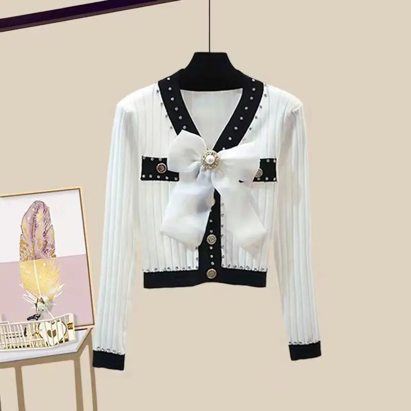 Spring and Autumn Season Set Women's New Korean Edition Design Feels