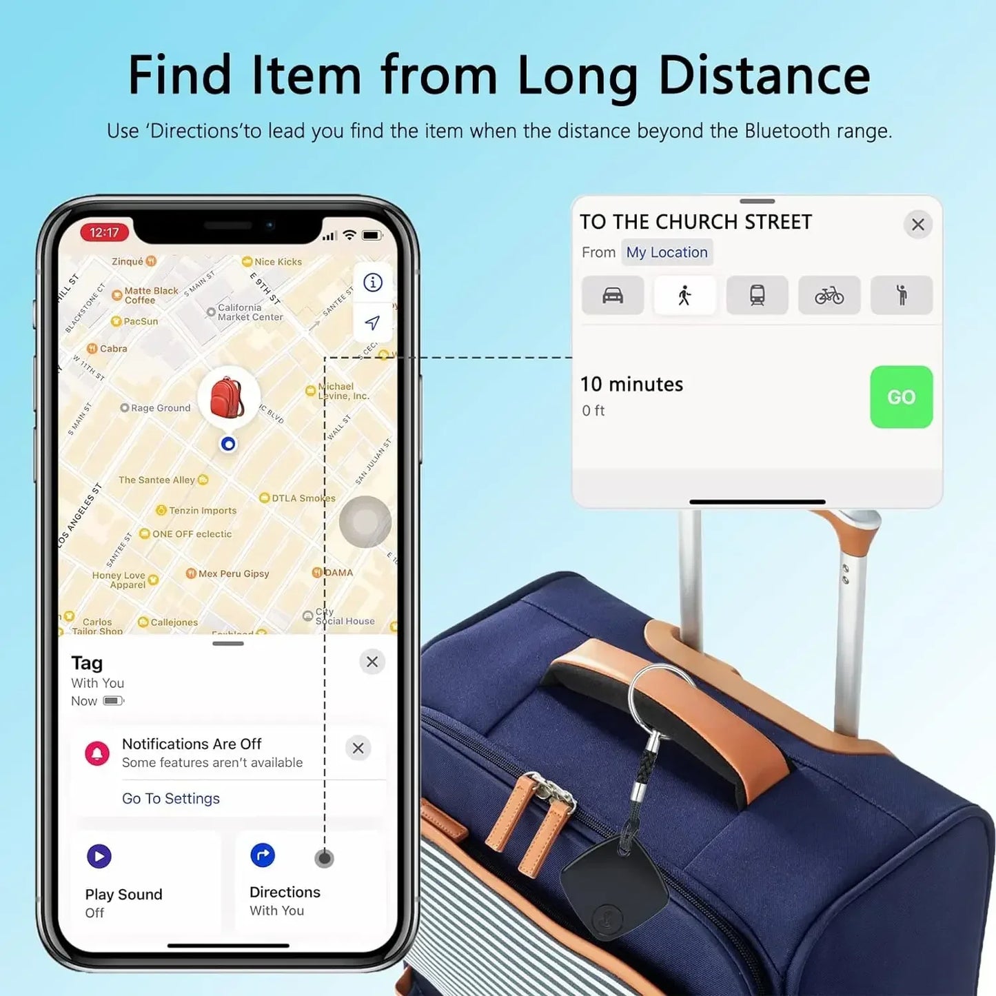 Mini Smart GPS Tracker Tracking Device Find My Locator Anti Lost for