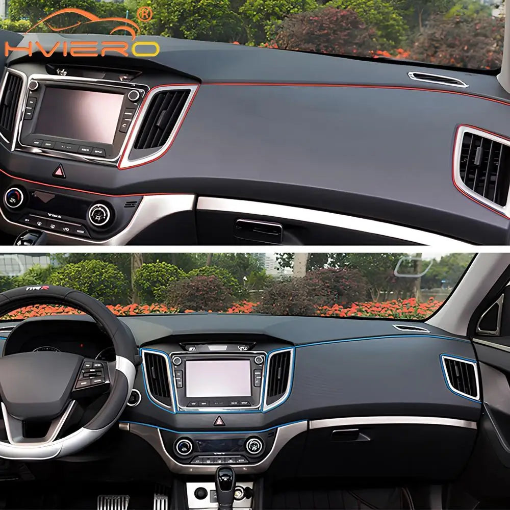 Car Moulding Decoration Flexible Strips 5M Interior Auto Mouldings Car