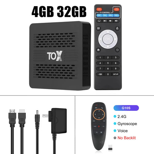 Woopker TV box TOX4 Android 13 4GB RAM 32GB ROM RK3528 Dual Band Wifi