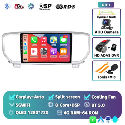 Android 14 Car Multimedia Radio For KIA Sportage 4 2016 2017 2018 2019