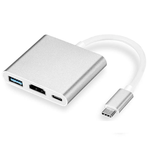 4K TYPE C to HDMI-Compatible Adapter USB 3.0 Hub Type C Charging