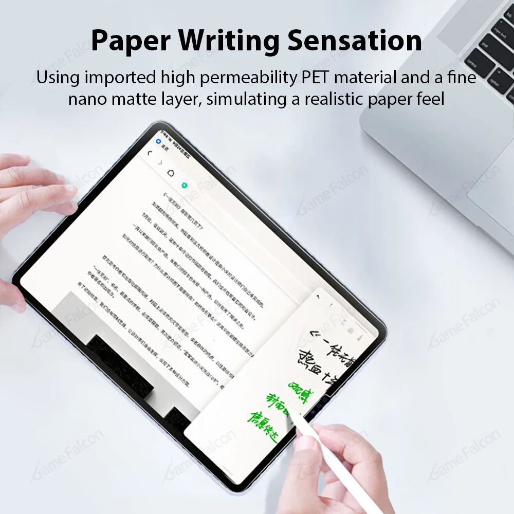 Like Paper Film Screen Protector For Ipad Pro 13 12.9 11 2024 M4 Air 4