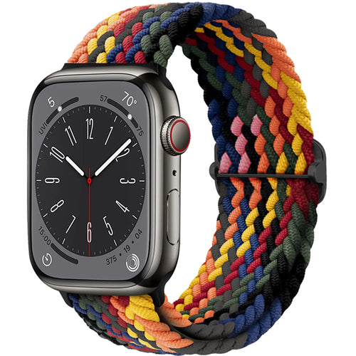 Braided Solo Loop For Apple watch band 45mm 44mm 40mm 49mm 38 41mm