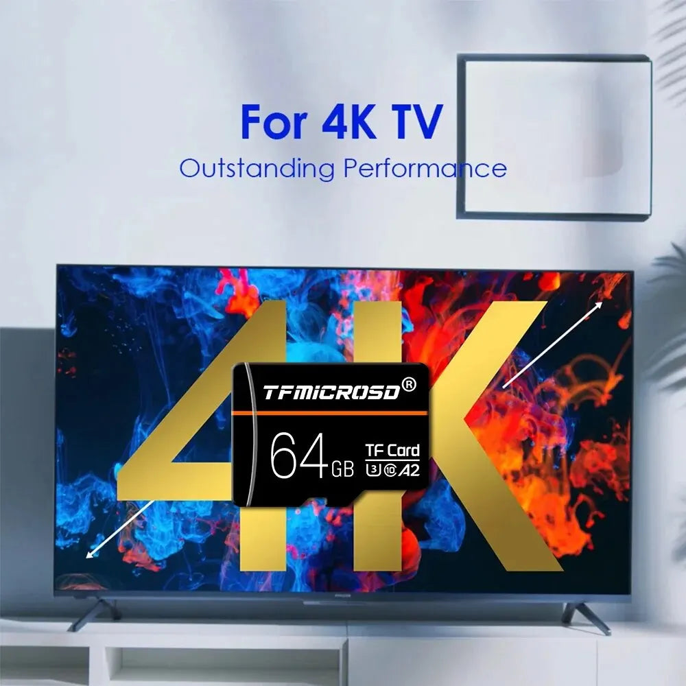 TFMicroSD Memory Card 64GB 128GB 256GB U3 C10 Mini SD/TF Cart?o De
