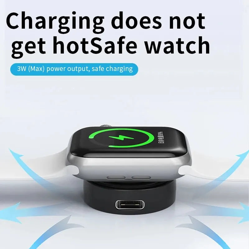 Fast Magnetic Watch Wireless Charger For Apple Watch 9 8 7 6 5 4 3 SE