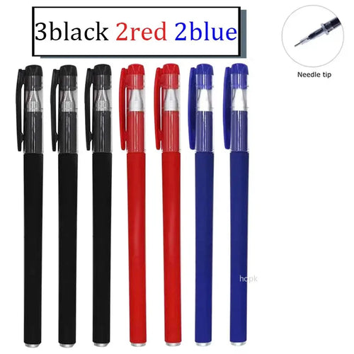 35 PCS Gel Pen Set School Supplies Black Blue Red Ink Color 0.5mm