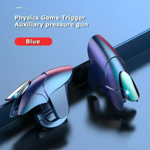 2pcs ABS Black Shark Mobile Phone Game Trigger for PUBG Aim Shooting