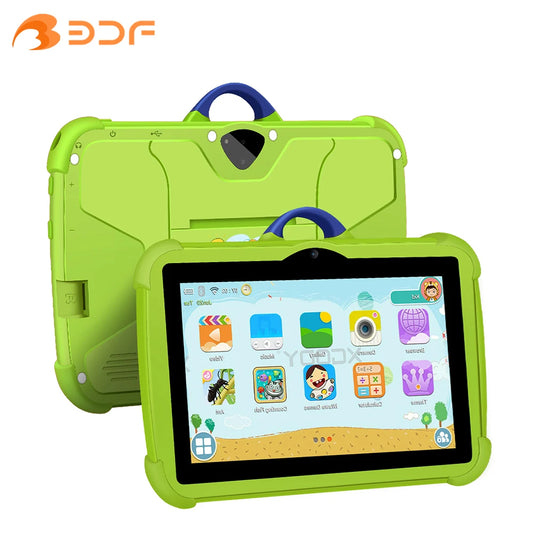 New Design 7 Inch BOW Camera Kids Tablets Quad Core 4GB RAM 64GB ROM
