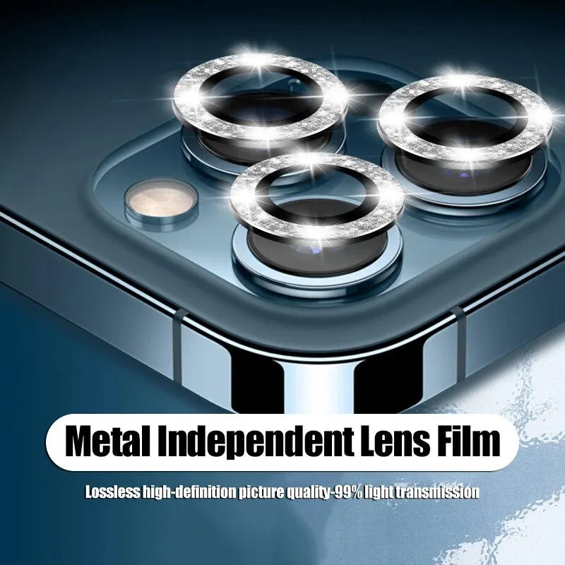 3Pcs Camera Lens Protector For iPhone 11 12 13 14 15 Pro Max Mini