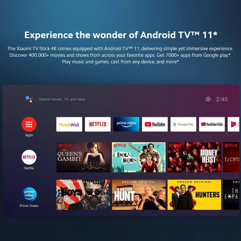 [World Premiere] Global Version Xiaomi Mi TV Stick 4K Android 11