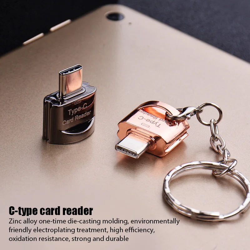 New USB 3.1 Type C To Micro-SD TF Adapter Cardreader High Speed Card