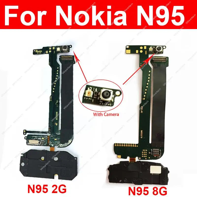 LCD Screen Flex Cable For Nokia N95 2GB 8GB Keypad PCB Flat with Front