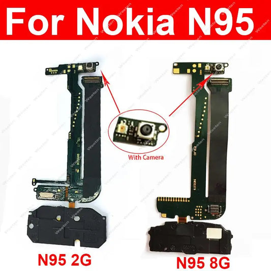 LCD Screen Flex Cable For Nokia N95 2GB 8GB Keypad PCB Flat with Front