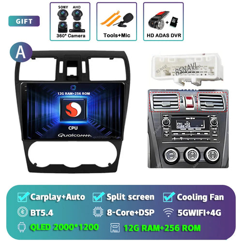 Android 14 Carplay Car Radio Multimedia Player For Subaru Forester 4