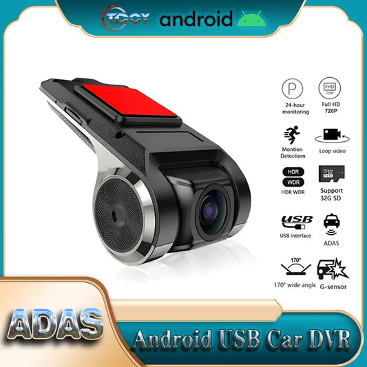 TDCY 1080P Dash Cam for Android Multimedia ADAS Car DVR Dashcam DVRs