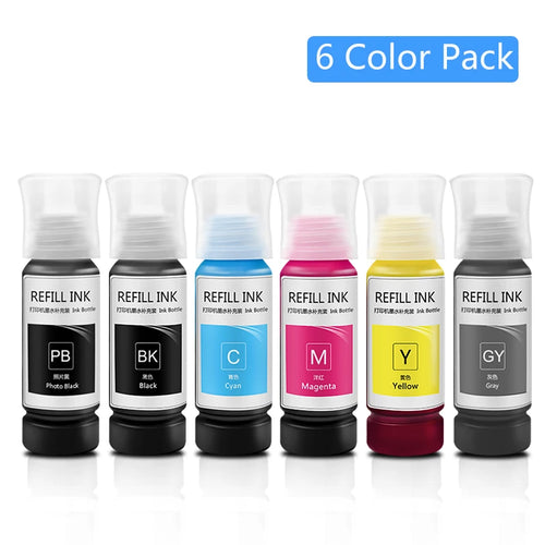 T115 T07J Refill Ink For Epson Tank L8160 L8180 Photo Inkjet Printer