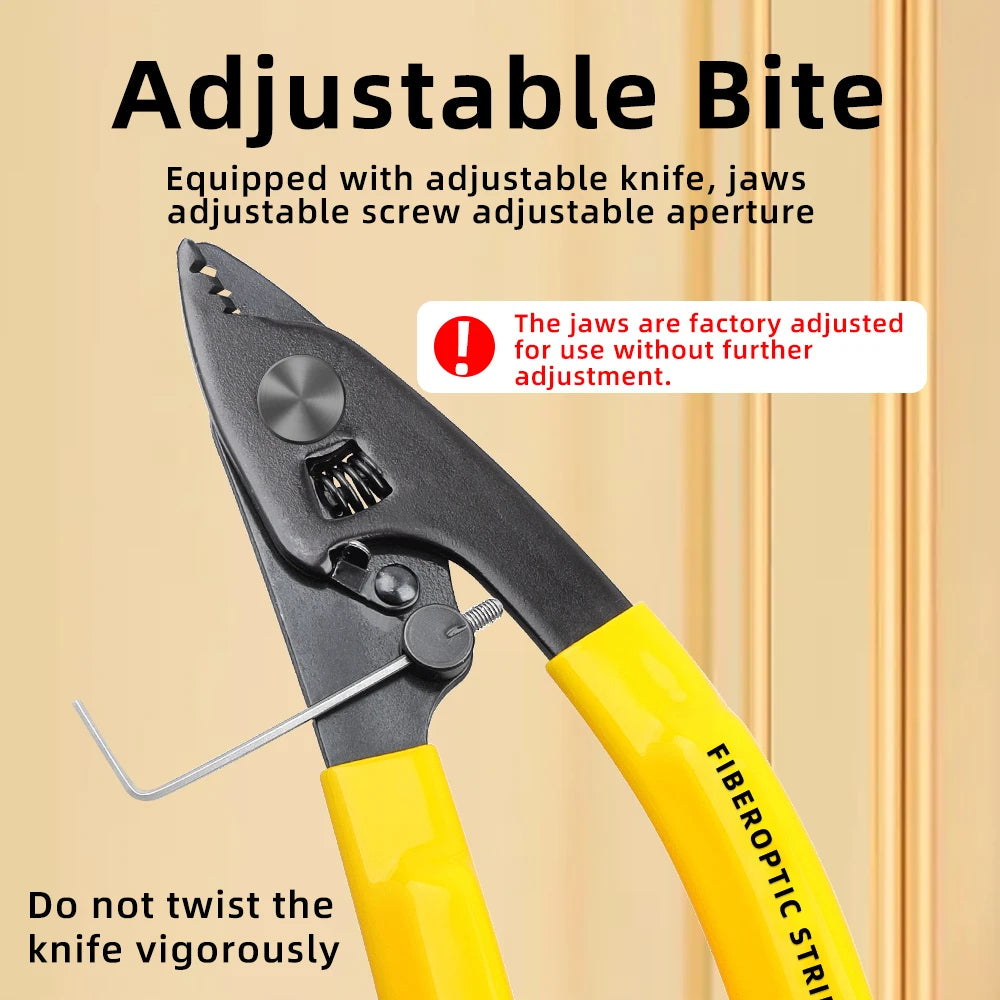 SAIVXIAN CFS-3 Three-port Fiber Optical Stripper Pliers Wire Strippers