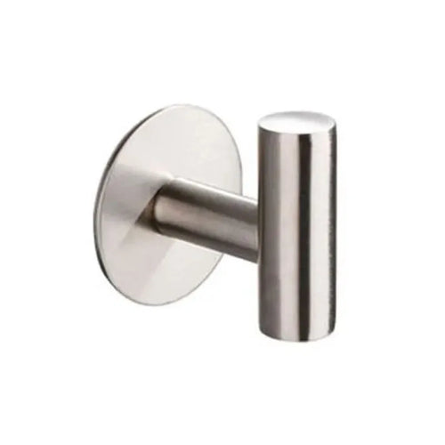 Stainless Steel Robe Hook Adhesive Wall Hook Towel Hook for Bathroom