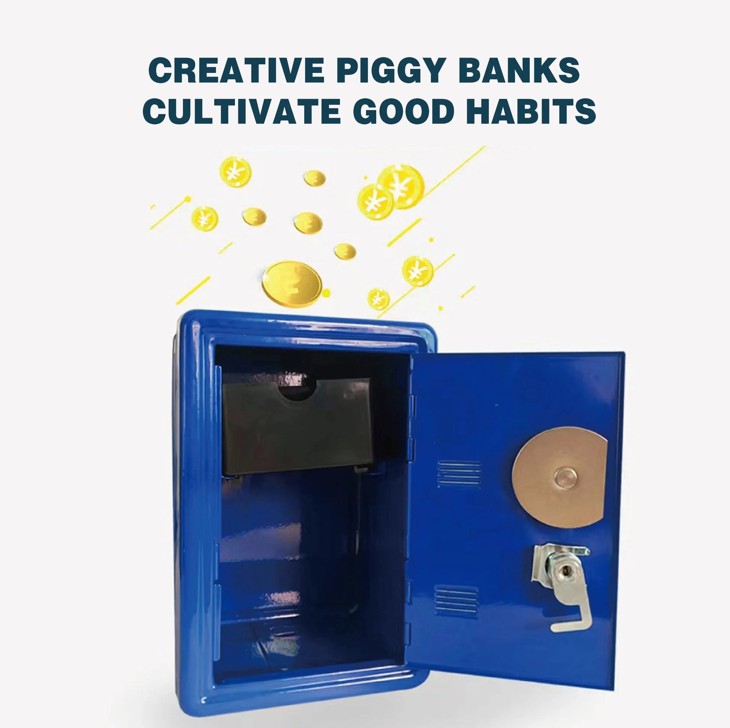 Household Insurance Box Vertical Mini Metal Safe Car Safe Key