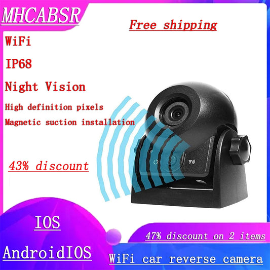 MHCABSR Wireless Car Backup Camera WiFi Reversing Camera Work with