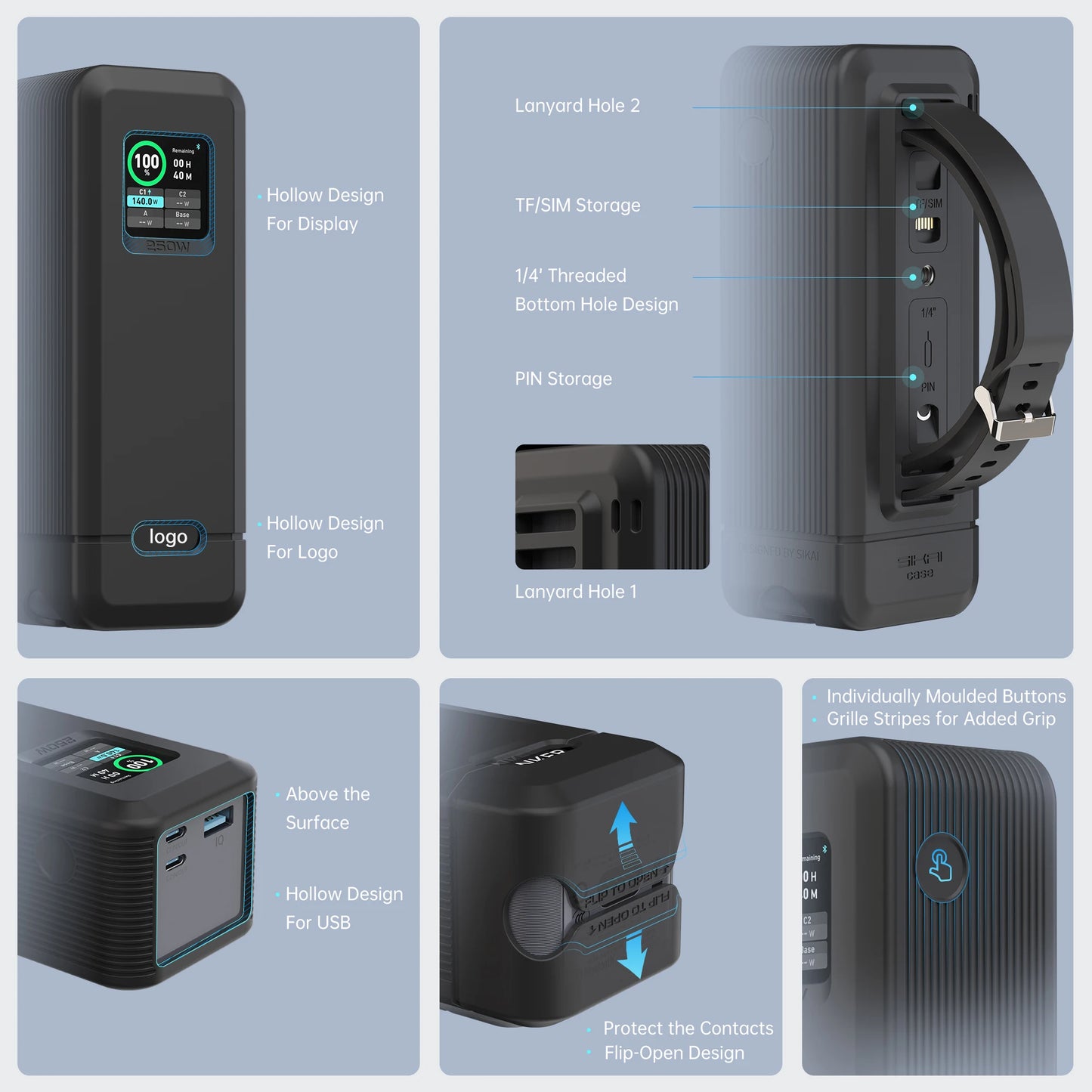 Silicone Case for Anker Prime 27,650mAh 250W/20,000mAh 200W Power Bank