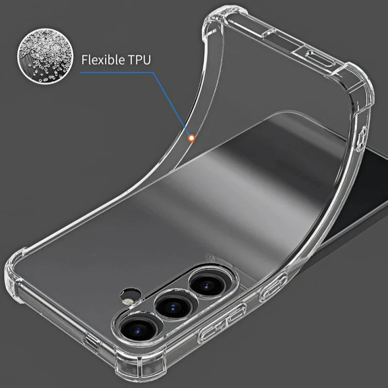 Full Camera Protection Silicone Soft Case For Samsung Galaxy S23 S22