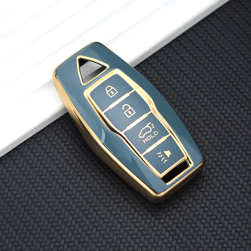 3 4 Bottons TPU Auto Remote Key Shell Fob Holder for Mitsubishi